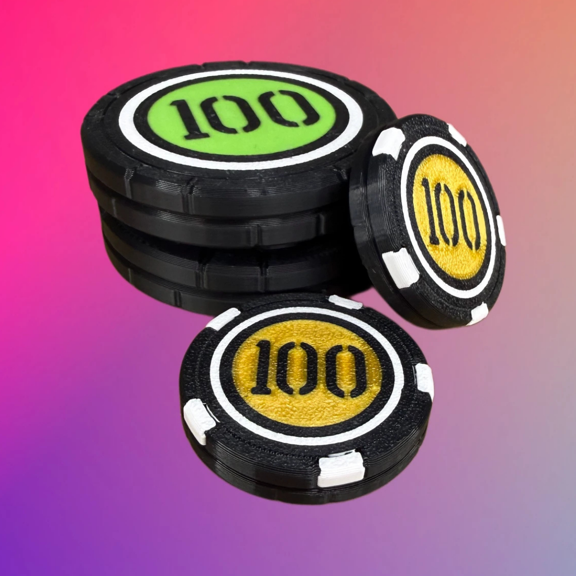 Poker Fişi Mıknatıslı